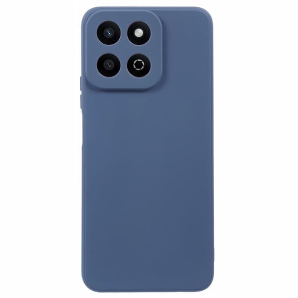 Mikrofiberfôret deksel i mykt gummi for Honor Play 60 Plus - Lavendelgrå Silver grey