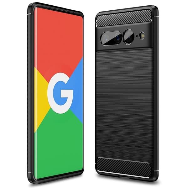 Carbon Flex Google Pixel 7 Pro cover - Sort Black