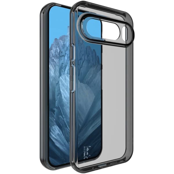 IMAK UX-5 Kuori Google Pixel 9 Pro XL - Läpinäkyvä Musta Black
