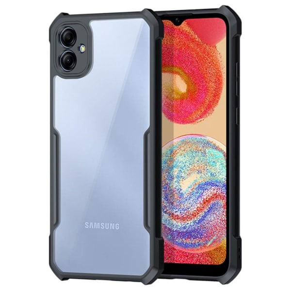 Stöttåligt Samsung Galaxy A04e hybridskal - Svart Svart