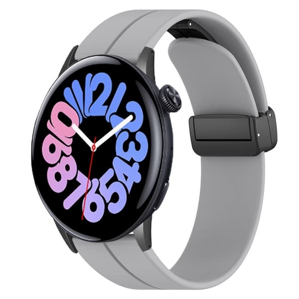 Vivo Watch 3 Armband Silikon Sportklockarmband med vikbart spänne - Grå Silvergrå