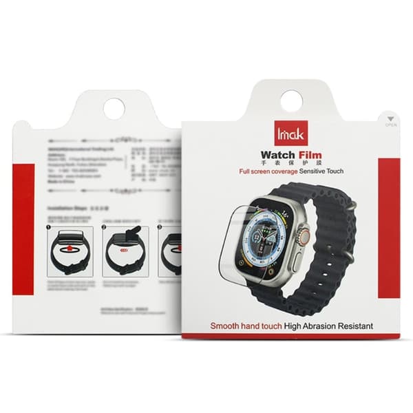 IMAK Garmin Instinct 3 45mm Screen Protector Anti Scratch Pliable Watch Film Transparent