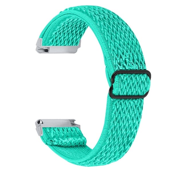 Fitbit Versa 2 / Versa Lite elastiskt klockarmband med justerbart spänne - Grön Grön