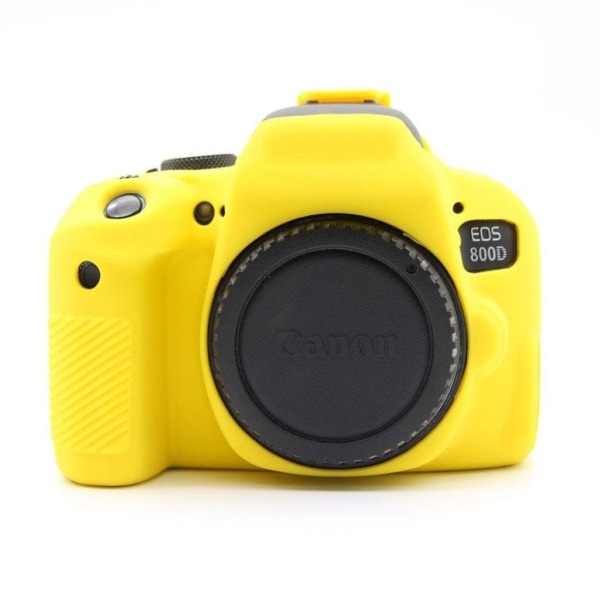 Canon EOS 800D DSLR kamera mjukt skyddande kameraskal i silikon Gul