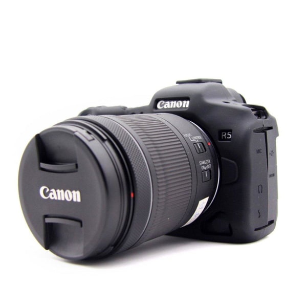 Canon EOS R5 silikoneetui - Sort Black