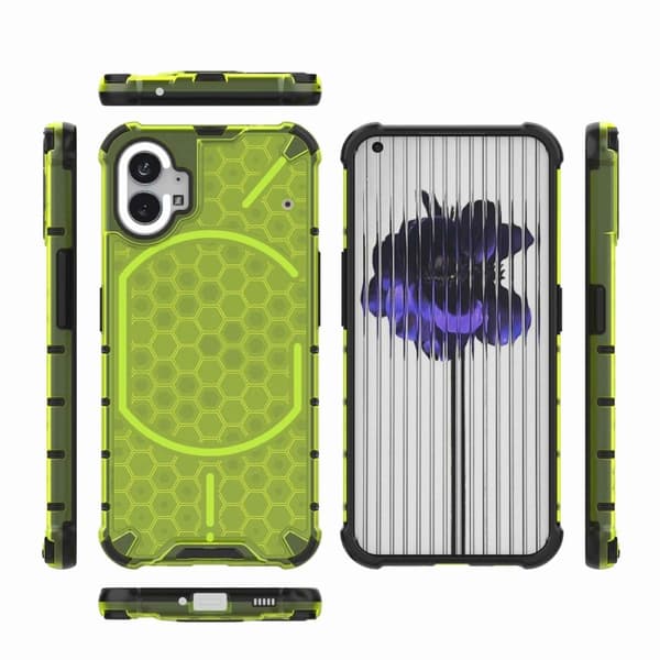 Bofink Honeycomb Nothing Phone (1) Etui - Grøn Green