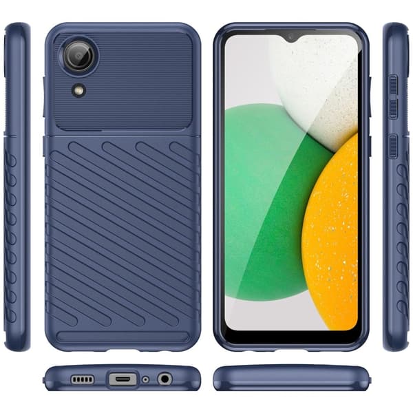 Thunder Samsung Galaxy A03 Core Etui - Blå Blue