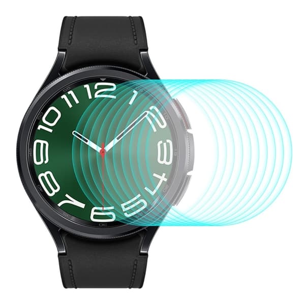10Pcs HAT PRINCE Samsung Galaxy Watch 6 Classic (47mm) 0.2mm silicon glass screen protector Transparent