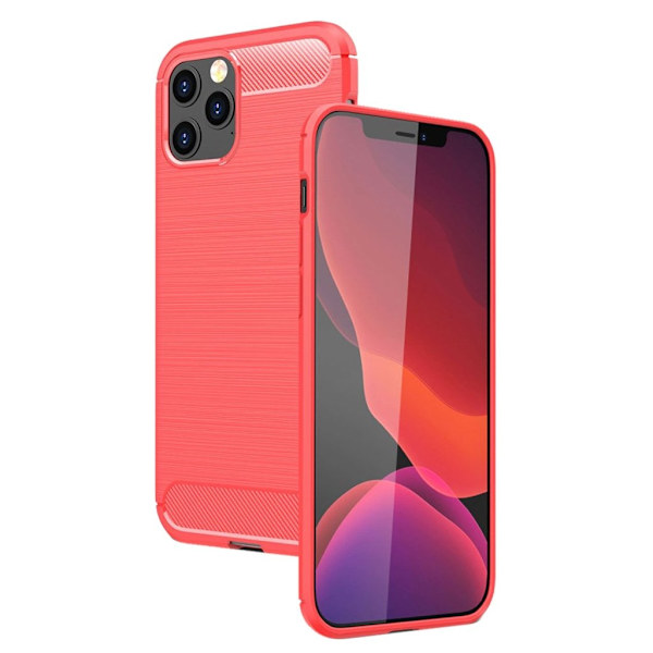 Carbon Flex Etui iPhone 12 Pro Max - Rød Red