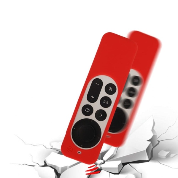 Apple TV 4K (2021) remote controller / AirTag silicone cover - G Grön