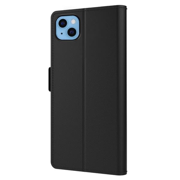 Phone Suojakotelo With Make-up Mirror And Slick Design For iPhone 13 Mini - Musta Black