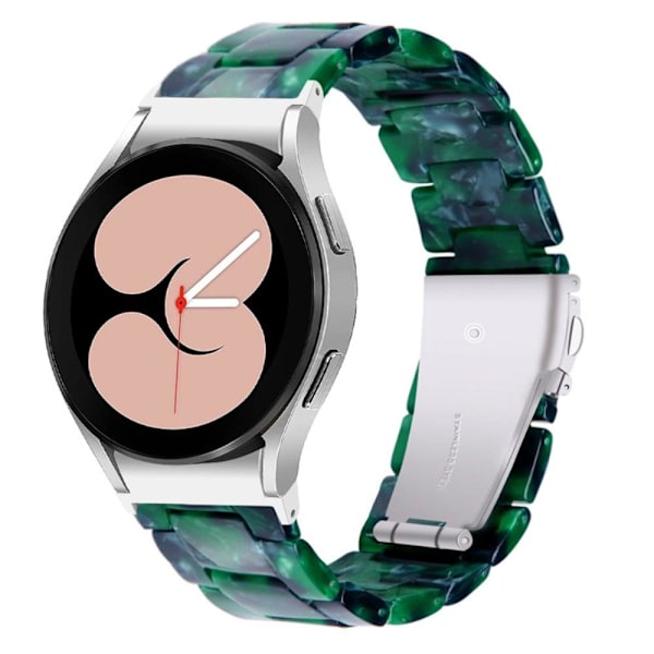 Samsung Galaxy Watch 5 / 5 Pro urrem i resin-stil - Sortliggrøn Green