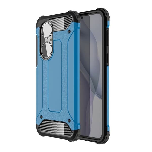Armour Guard Etui Huawei P50 - Babyblå Blue