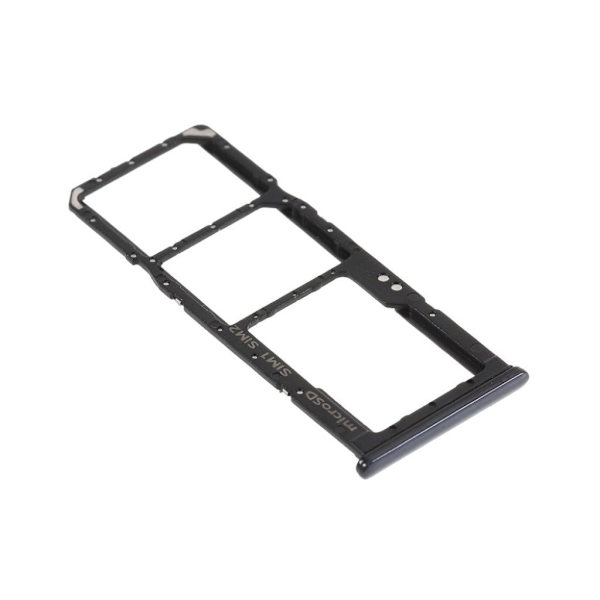 Samsung Galaxy A70 OEM sim / micro SD-kortbakkeholder - Sort Black