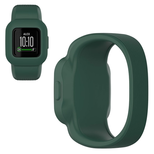 Garmin Vivofit Jr 3 silikone-urrem - Sortliggrøn / Størrelse: L Green