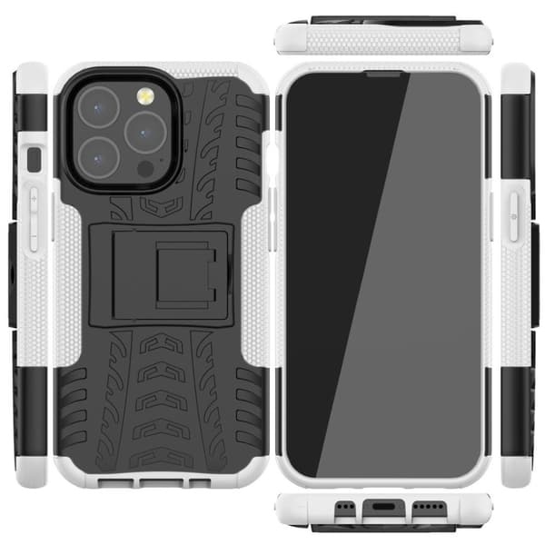 Offroad Suojakotelo iPhone 13 Pro - Valkoinen White