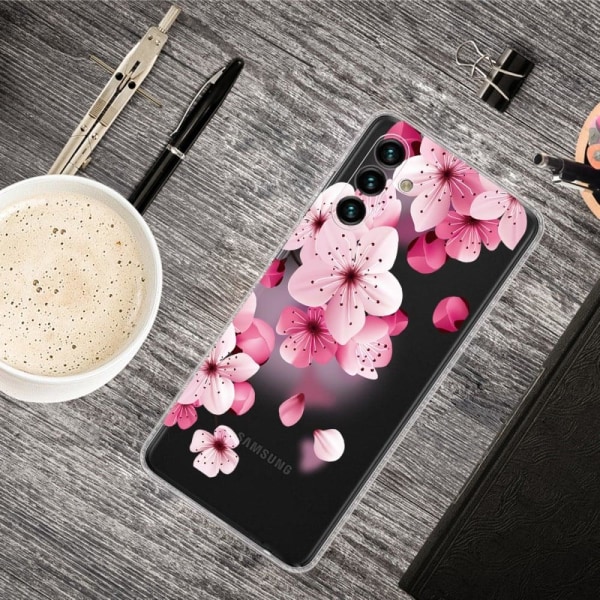 Deco Samsung Galaxy A13 5G Etui - Fersken Blossom Pink