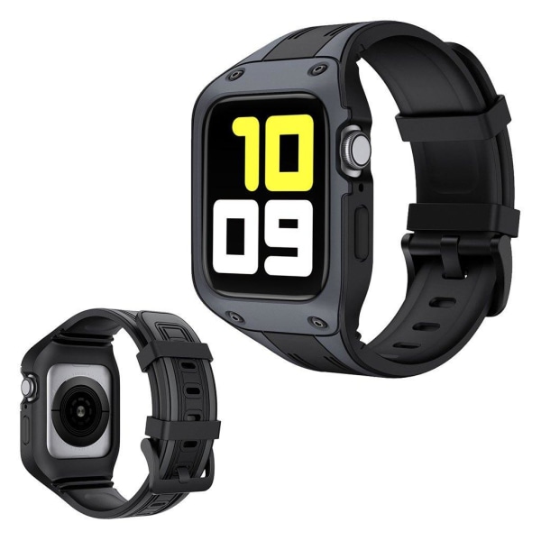 Apple Watch Series 5 44mm dual Farve urrem - Sort Black