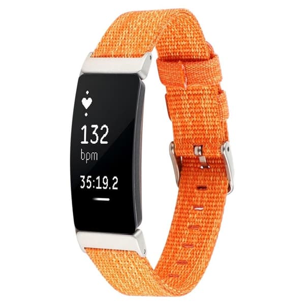 Fitbit Inspire / Inspire HR nylonkellonauha - Oranssi Orange