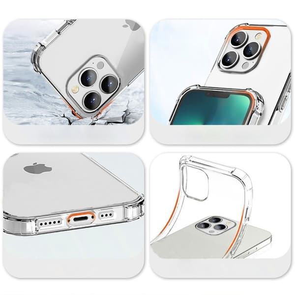 Lux-Case Airbag-skydd för iPhone 15 Pro Max Transparent