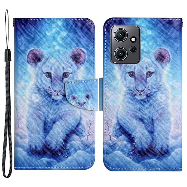 Wonderland Xiaomi Redmi Note 12 Flip Etui - Starry Kat Blue