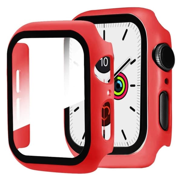 Apple Watch Series 5 / 4 40mm holdbar mat ramme - Rød Red