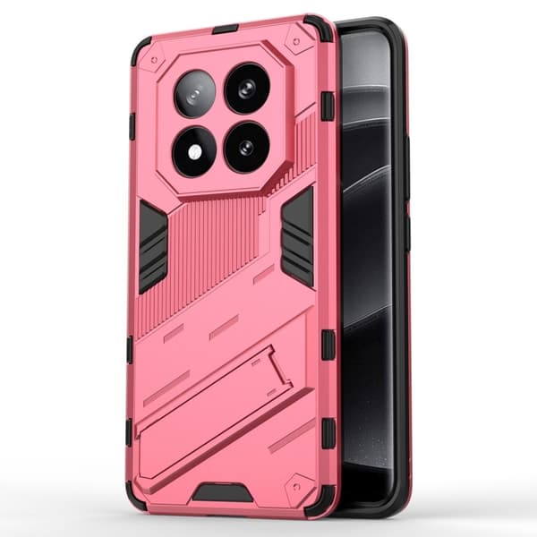 Stødsikkert moderne Xiaomi Redmi Note 14 Pro Plus 5G hybridcover - Rose Pink