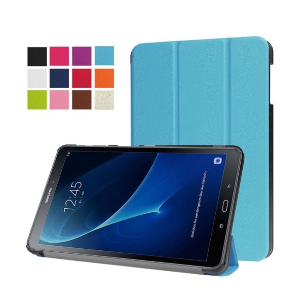 Läderfodral för Samsung Galaxy Tab A 10.1 (2016) - Ljusblå Blå