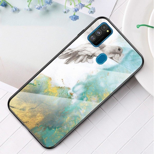 Fantasy Marble Samsung Galaxy M30s cover - Flyvende Due Multicolor