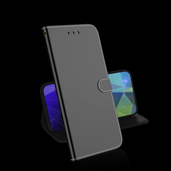 Mirror OnePlus Nord N100 flip etui - sort Black
