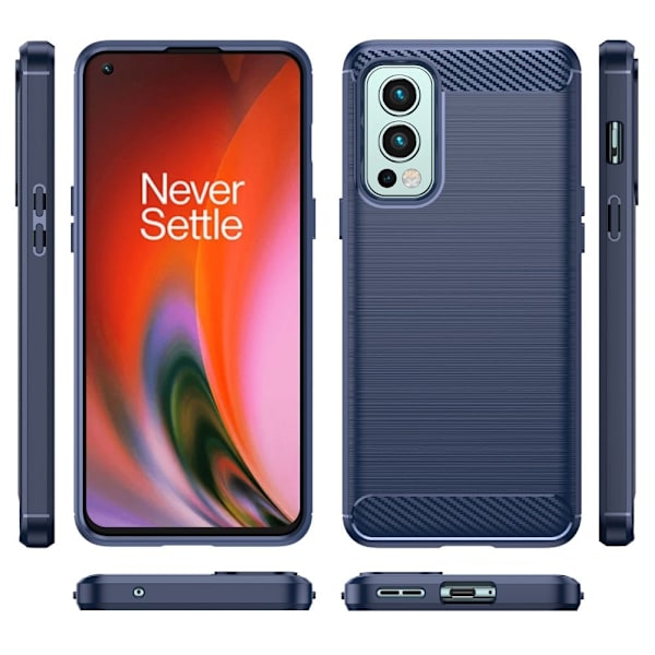 Carbon Flex OnePlus Nord 2 5G skal - Blå Blå