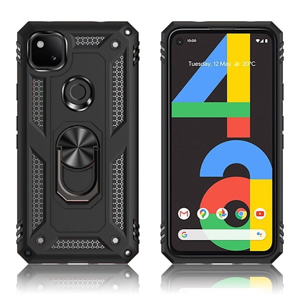 Bofink Combat Google Pixel 4a Etui - Svart Black