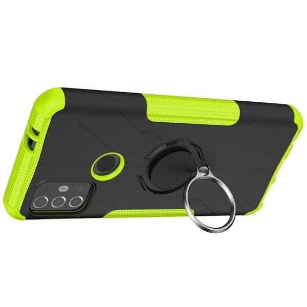 Kickstand-skydd med magnetisk platta för Motorola Moto G30 / G10 - Grön Grön