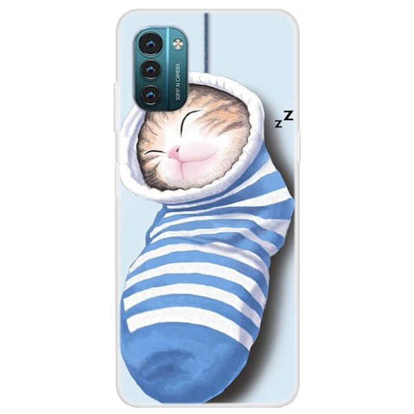 Deco Nokia G11 / Nokia G21 kotelot - Sukkaa Kissa Blue