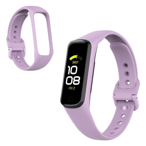 Samsung Galaxy Fit 2 silikonikellonauha - Vaaleanvioletti Purple