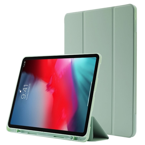 iPad Pro 12.9 (2022) / (2021) / (2020) kolminkertainen nahkakotelo - Vihreä Green
