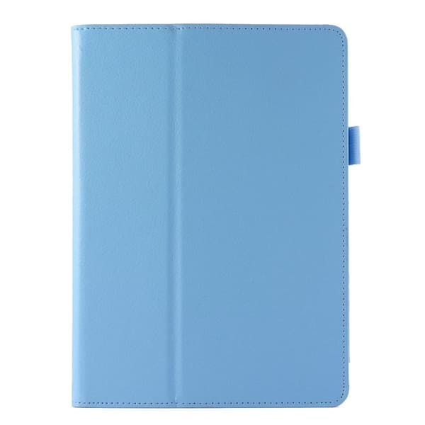 Lychee Texture Folio Læderetui med stander iPad Air 2 - Babyblå Blue