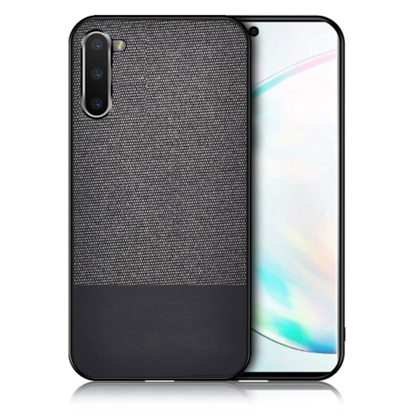 Berlin Samsung Galaxy Note 10 cover - PU læder + klud / Sort Black