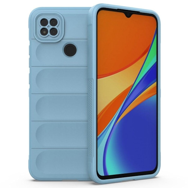 Mjukt greppformat Xiaomi Redmi 9C skal - Blå Blå