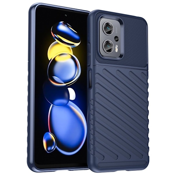 Thunder Xiaomi Poco X4 GT / Xiaomi Redmi Note 11T Pro Plus / Xiaomi Redmi Note 11T Pro skal - Blå Blå