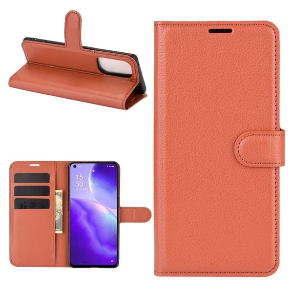 Classic Vivo X60 5G Flip etui - Brun Brown