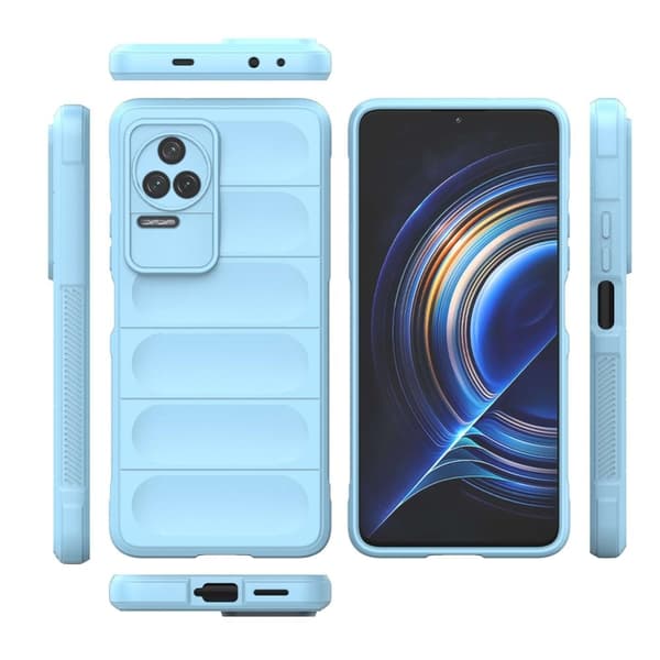 Mjukt greppformat Xiaomi Redmi K50 / Xiaomi Redmi K50 Pro skal - Blå Blå
