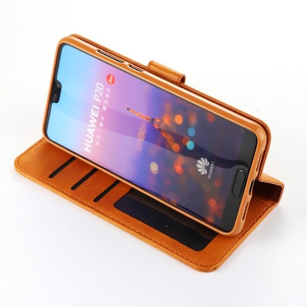 LC.Imeeke läder Huawei P20 Pro fodral - Brun Brun