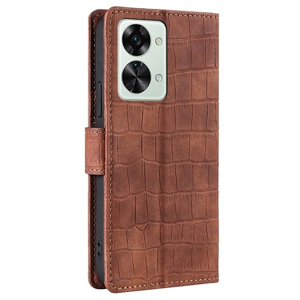 Croco OnePlus Nord 2T skal - Brun Brun