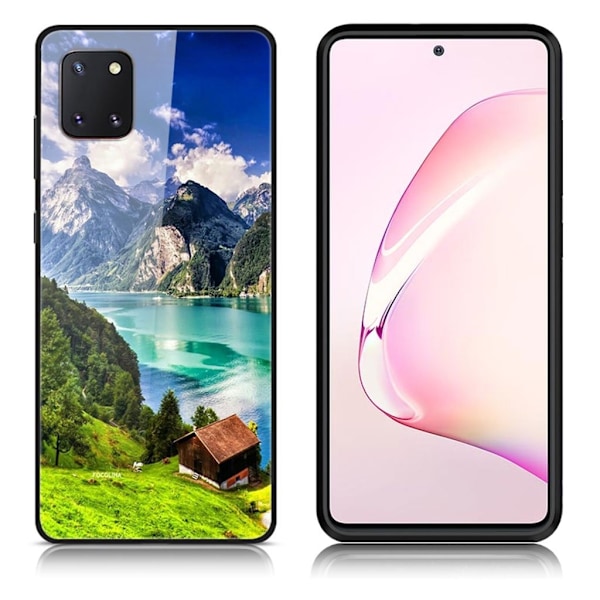 Fantasy Samsung Galaxy Note 10 Lite kuoret - Vuori ja joki Multicolor