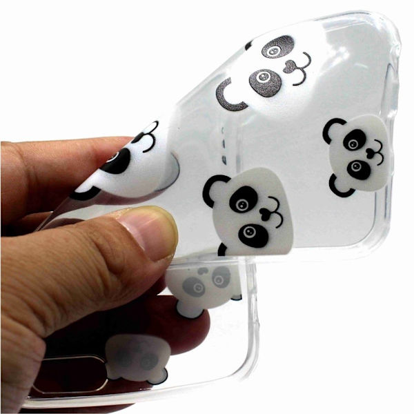 iPhone Xs Max etui med lamelprint - Pandas Multicolor