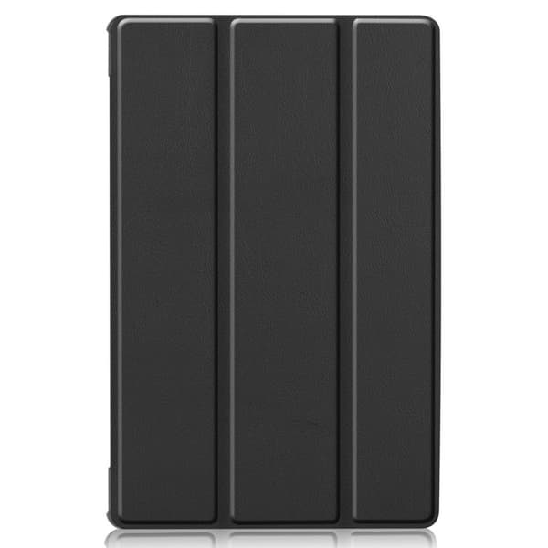 Lenovo Tab M10 FHD Plus holdbart trefoldigt læderetui - Sort Black