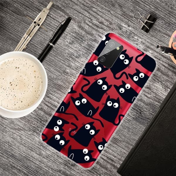 Deco Samsung Galaxy A02s skal - Svarta Katter Svart