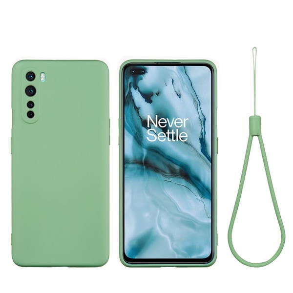Matt OnePlus Nord skal av flytande silikon - Grön Grön