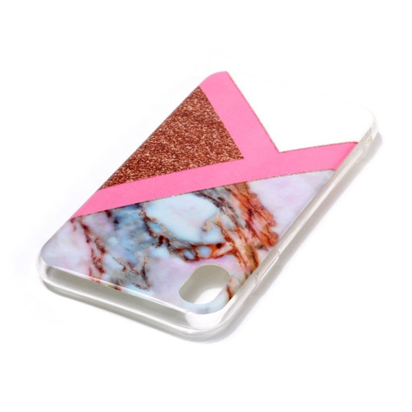 Glitter iPhone Xs skal - Flerfärgad multifärg